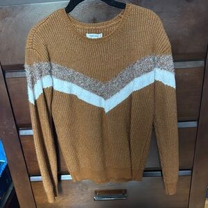 Nine West Brown and White Sweater